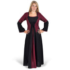 Produktbild Elena Kleid schwarz-bordeaux