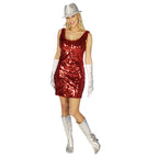 Produktbild Paillettenkleid rot - Kostüm