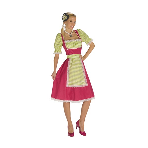 Produktbild Trachtenkleid, Midi-Dirndl mit Schürze