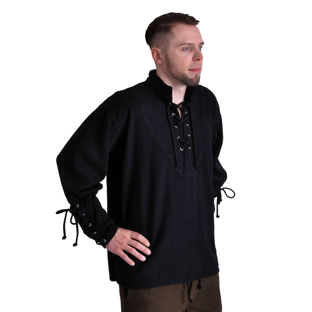 Produktbild Mittelalter Hemd schwarz