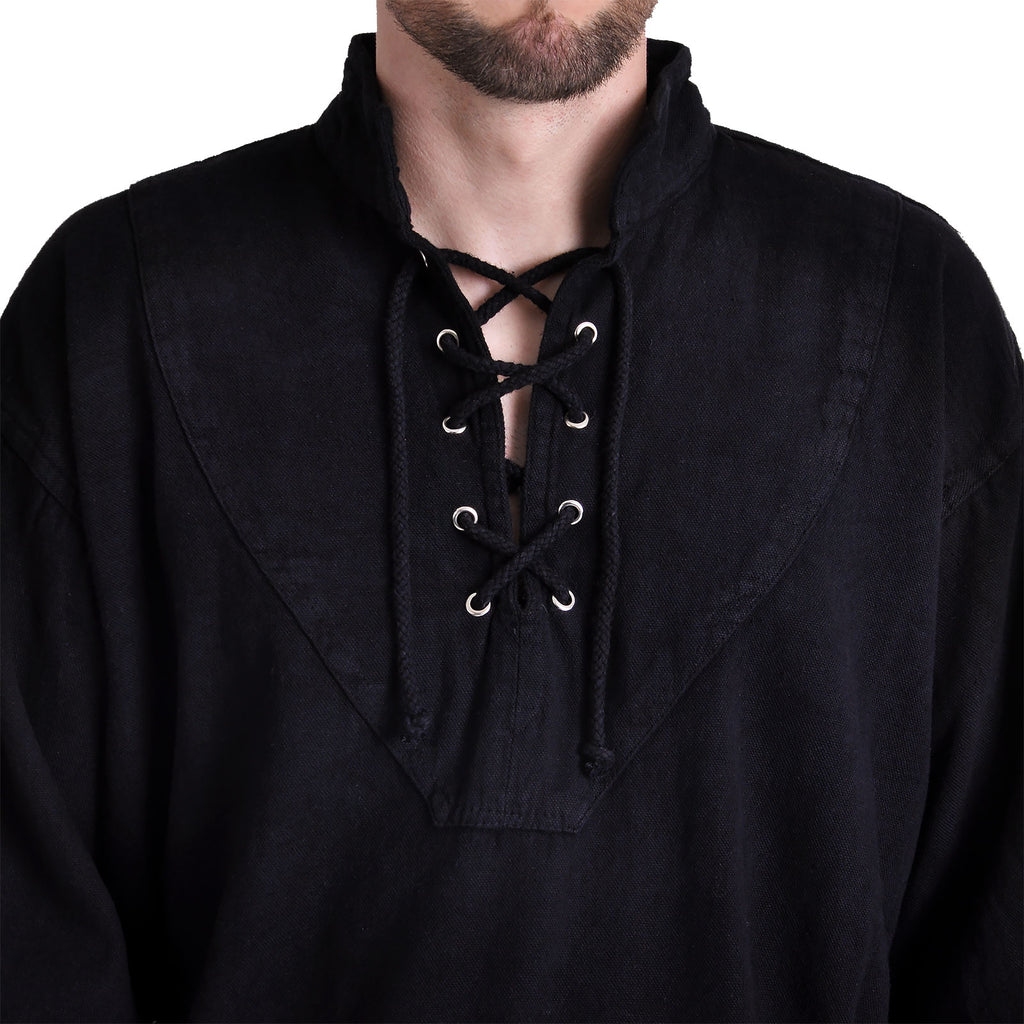 Produktbild Mittelalter Hemd schwarz
