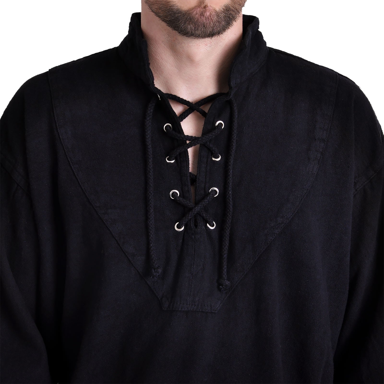 Produktbild Mittelalter Hemd schwarz