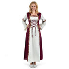 Produktbild Chiara Mittelalter Kleid natur-rot