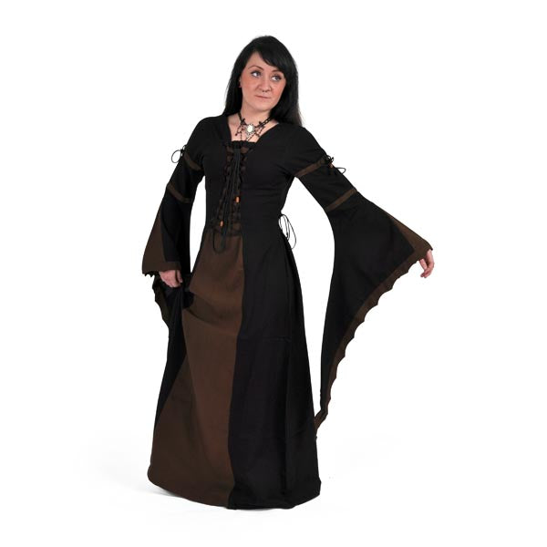 Produktbild Leona - Mittelalterkleid schwarz-braun
