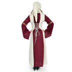 Produktbild Saphiria Mittelalter Kleid bordeaux-natur