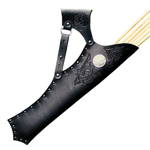 Produktbild Keltischer Jagdköcher schwarz