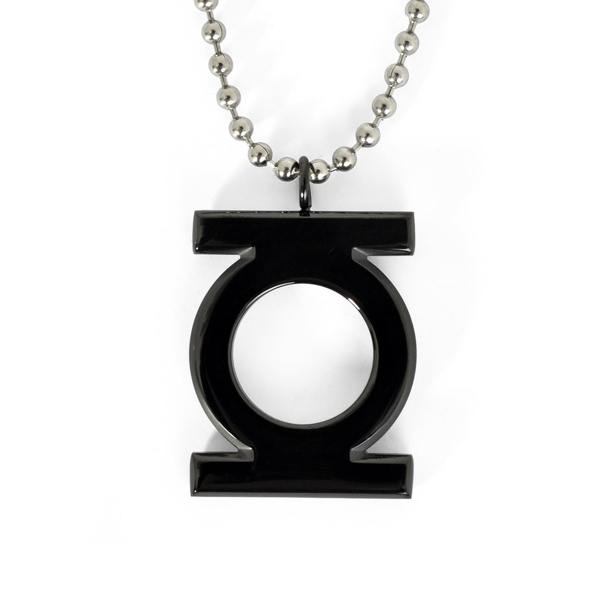 Produktbild Green Lantern - Logo Anhänger schwarz an Kette