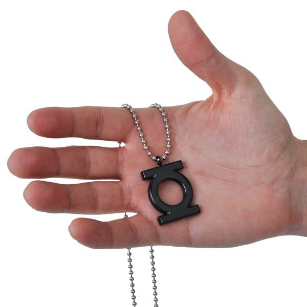 Produktbild Green Lantern - Logo Anhänger schwarz an Kette