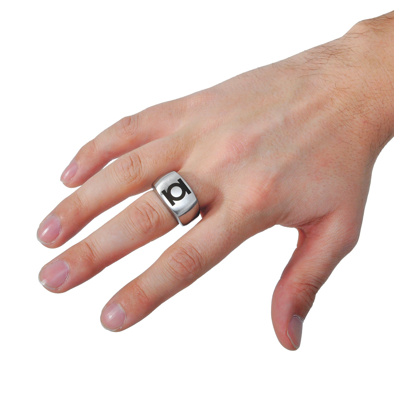 Produktbild Green Lantern - Logo Ring grau