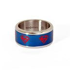 Produktbild Superman - Symbol Ring blau