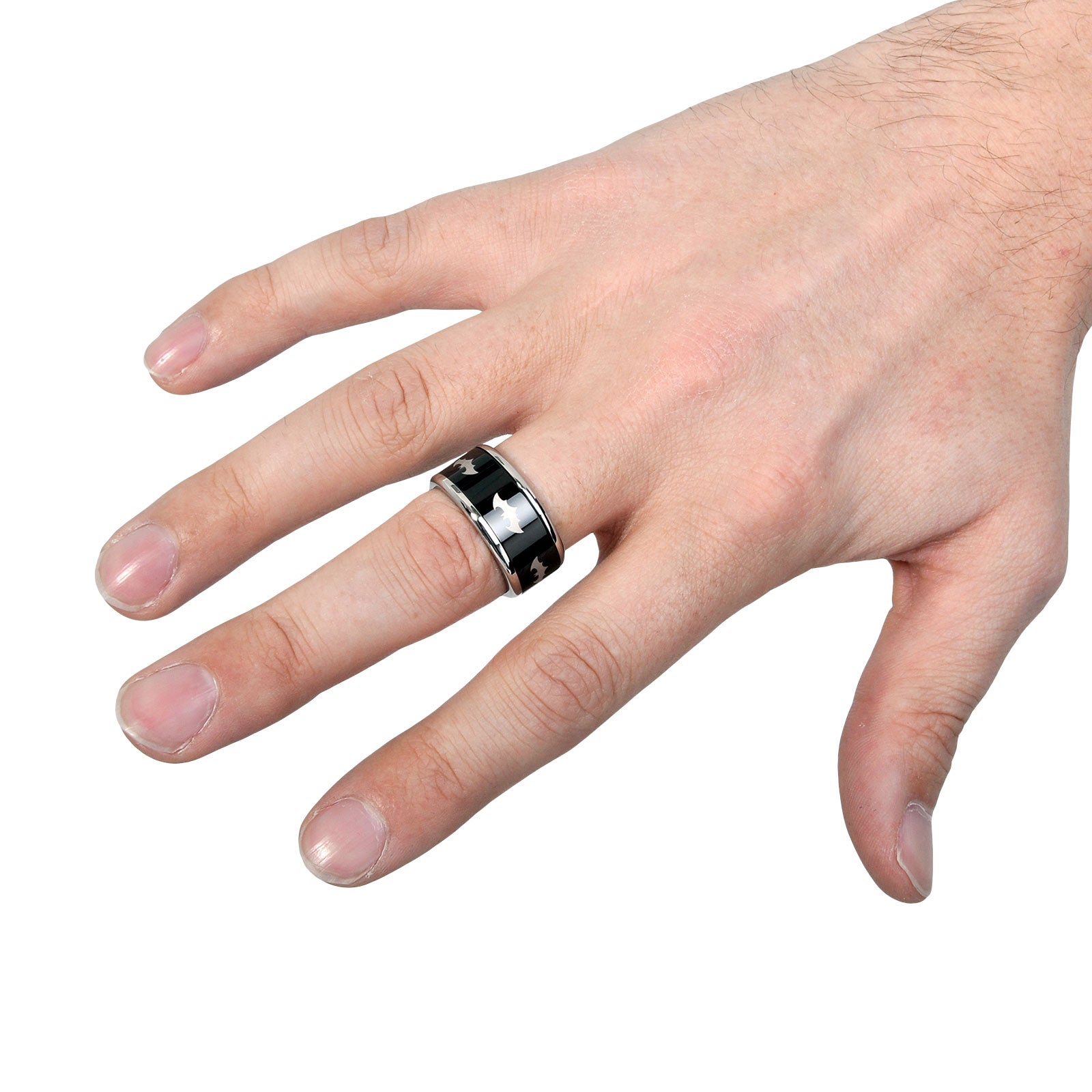 Produktbild Batman - Symbol Ring schwarz