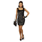 Produktbild Partykleid mit Lederfransen - Damenkostüm