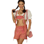 Produktbild Damen Trachtenlederhose Hot Pant rosa
