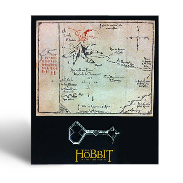 Produktbild Der Hobbit - Thorins Karte mit Schlüssel - Wandbild, klein