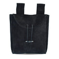 Product image Large leather bag with wooden closure black
