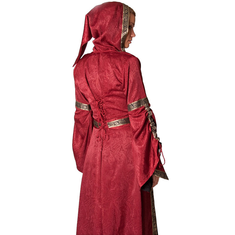 Produktbild Mittelalterkleid Iris bordeaux-schwarz
