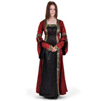 Produktbild Mittelalterkleid Iris bordeaux-schwarz