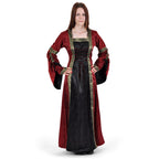 Produktbild Mittelalterkleid Iris bordeaux-schwarz