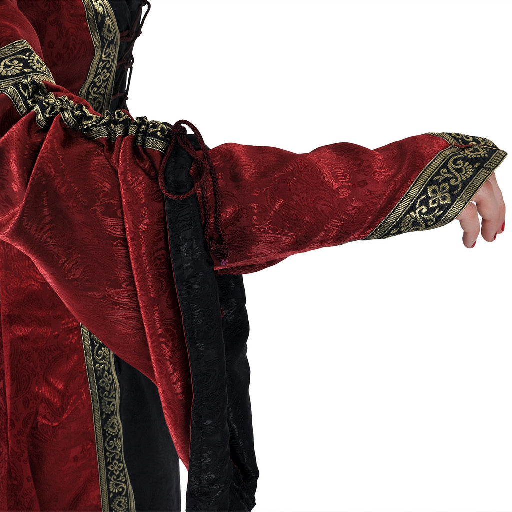 Produktbild Mittelalterkleid Iris bordeaux-schwarz