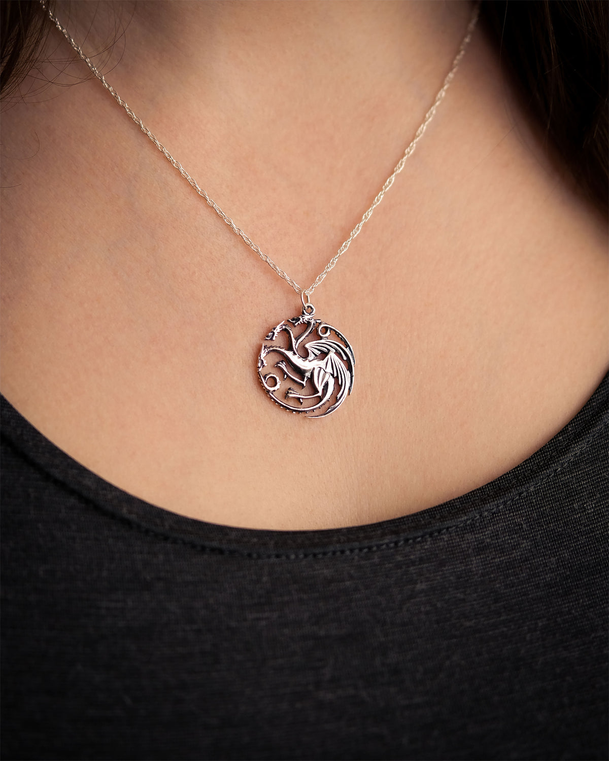 Produktbild Game of Thrones - Targaryen Wappen Kette
