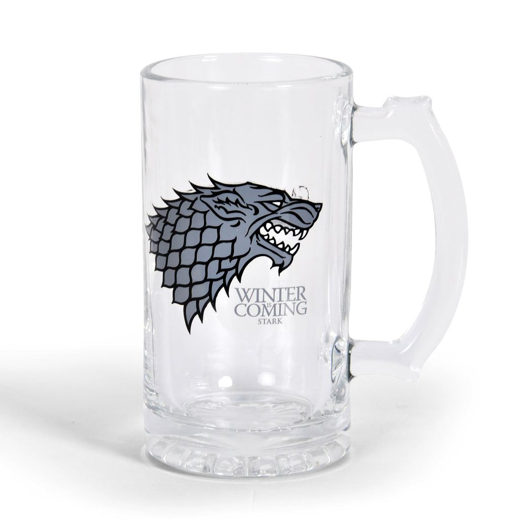 Produktbild Game of Thrones - House Stark Glaskrug