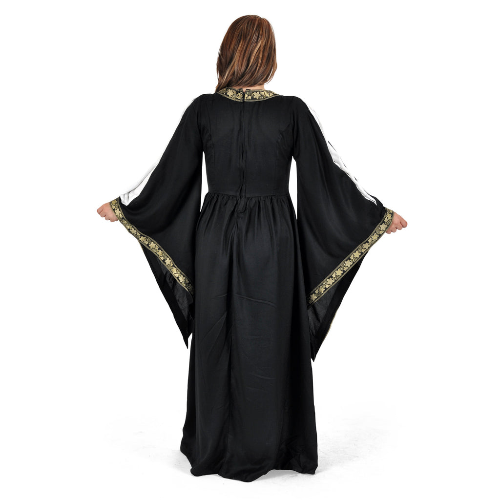Produktbild Mittelalter Kleid Leila schwarz