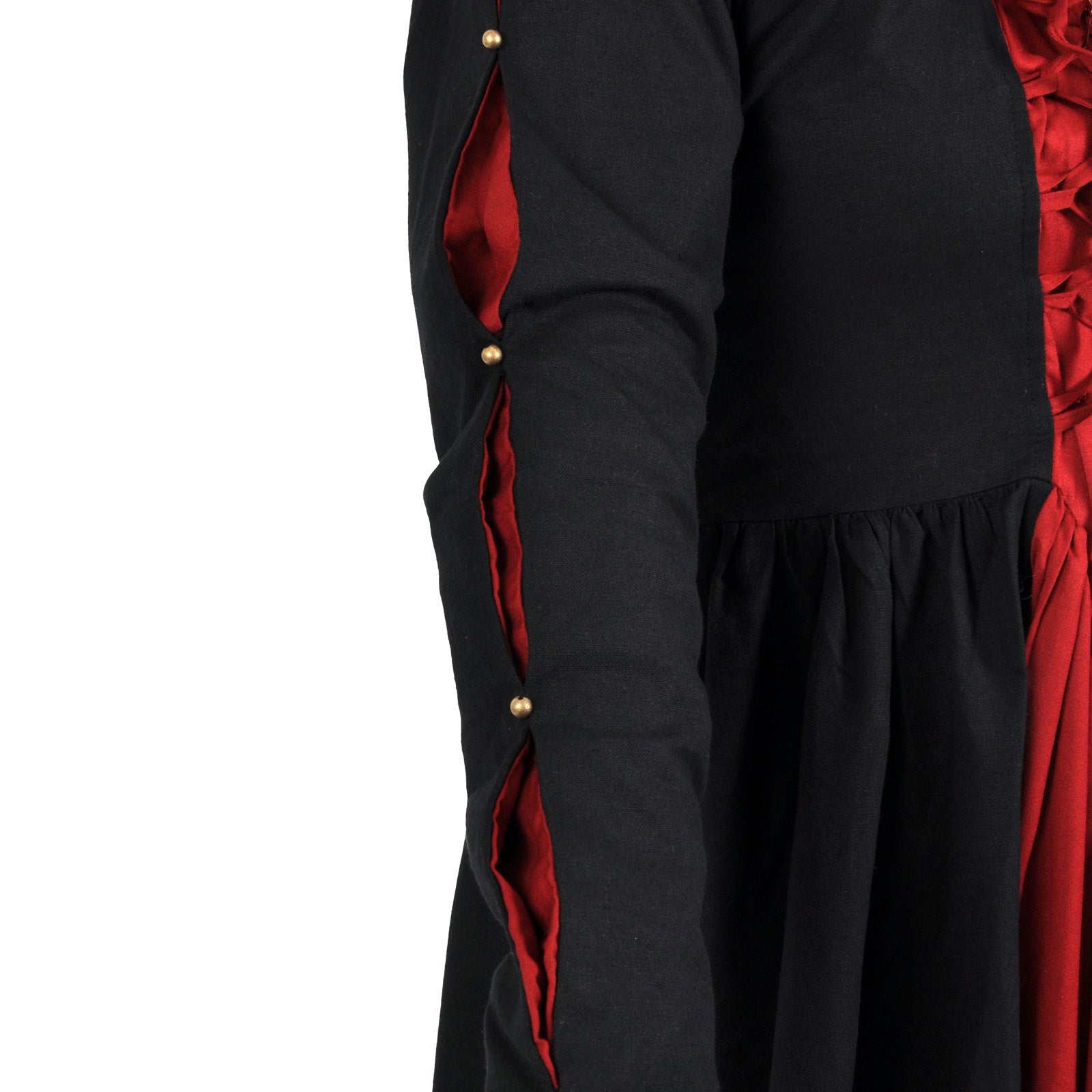Produktbild Mittelalter Kleid Orianne schwarz-rot