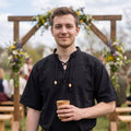Produktbild Mittelalter Hemd Kurzarm schwarz
