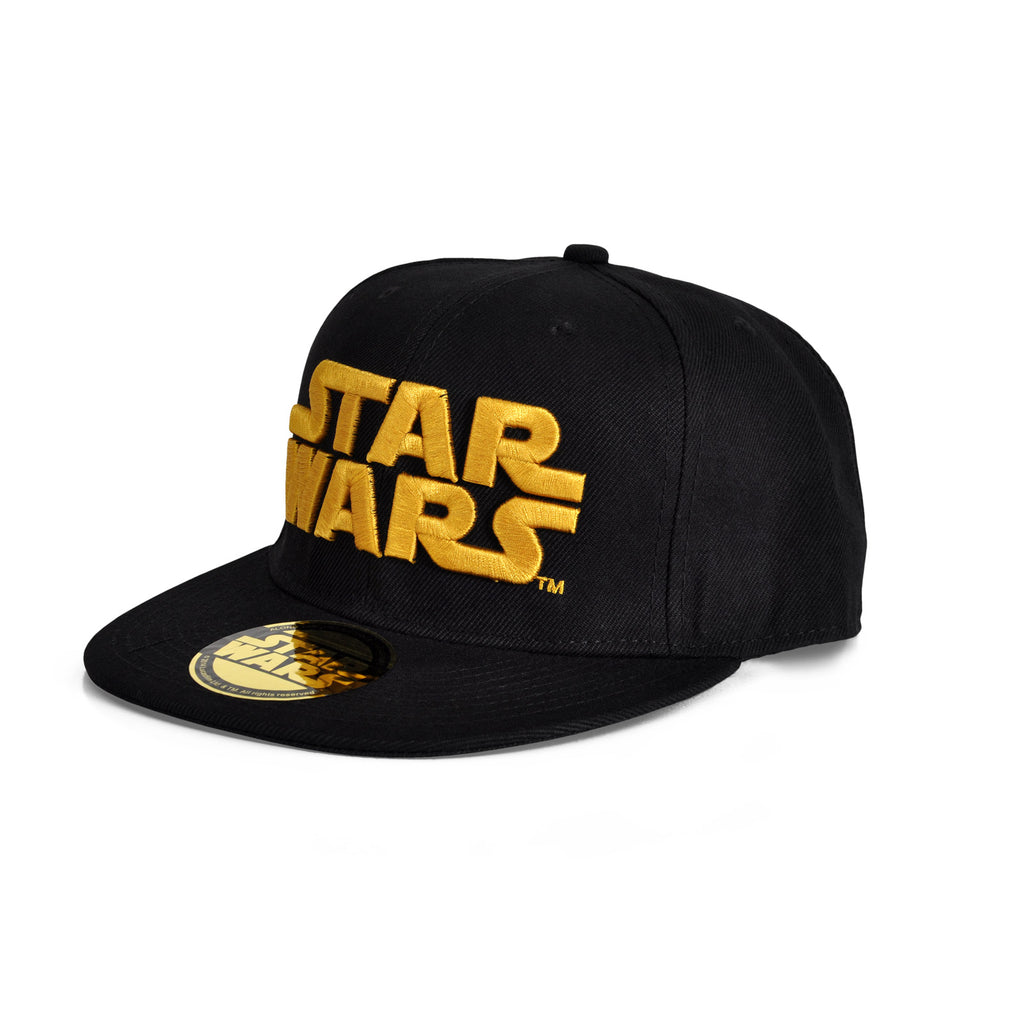 Produktbild Star Wars - Goldfarbenes Logo Snapback Cap