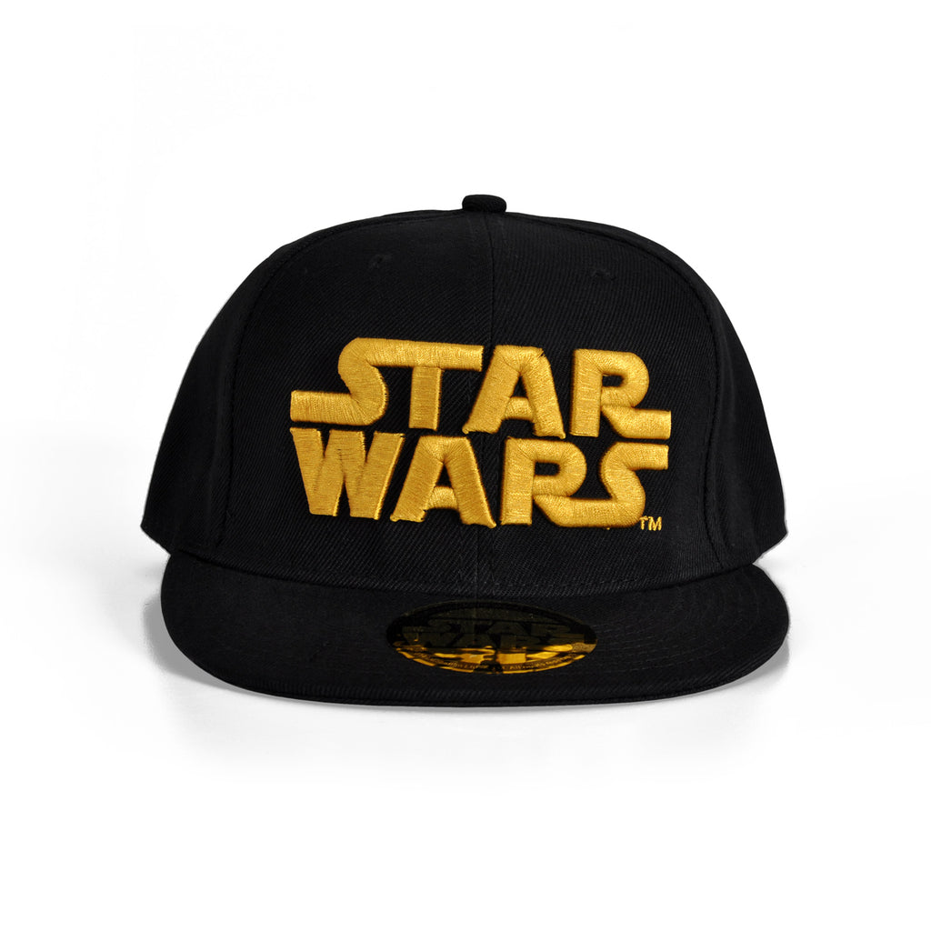 Produktbild Star Wars - Goldfarbenes Logo Snapback Cap