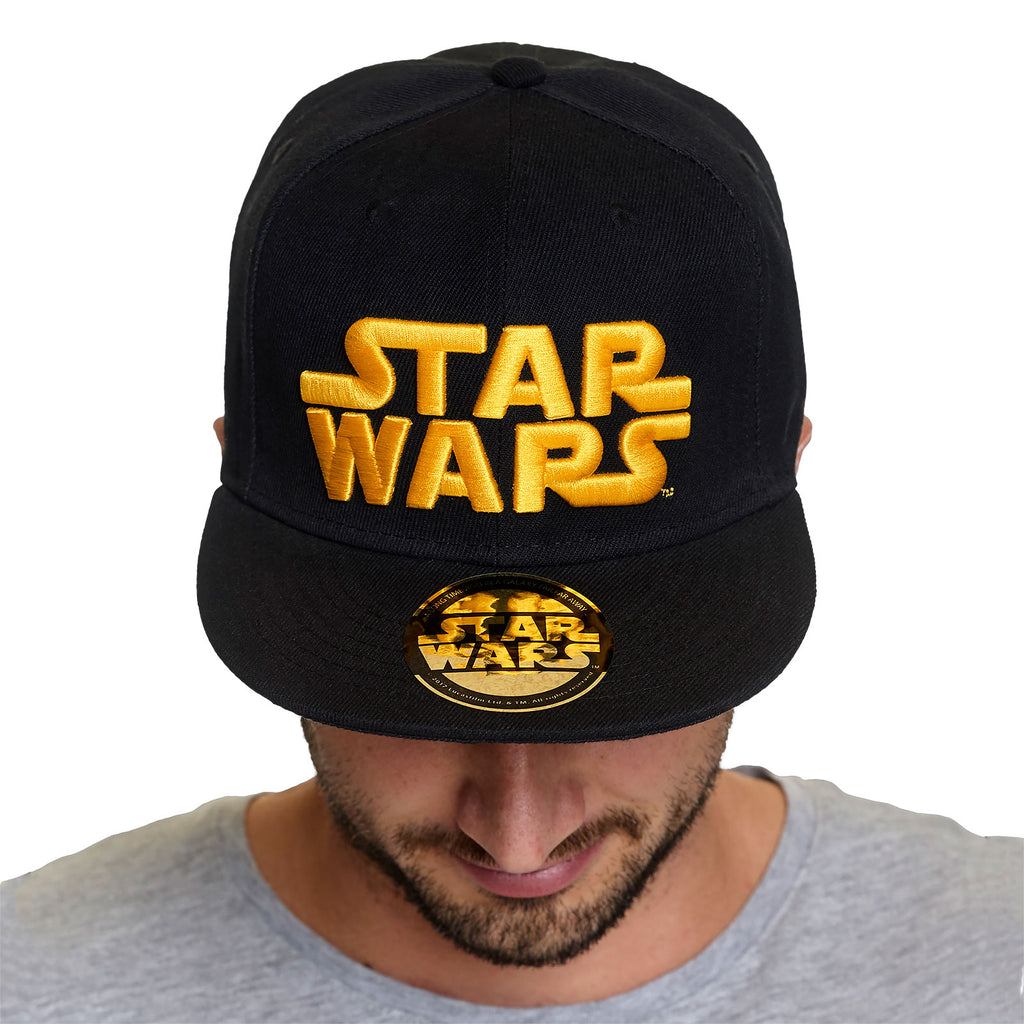 Produktbild Star Wars - Goldfarbenes Logo Snapback Cap