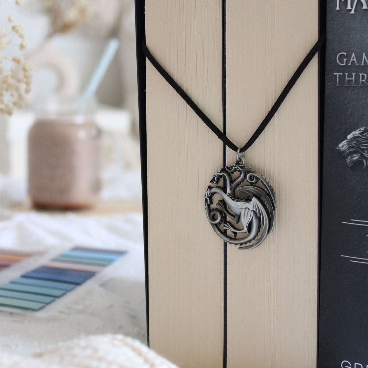 Produktbild Game of Thrones - Targaryen Wappen Drachen Kette