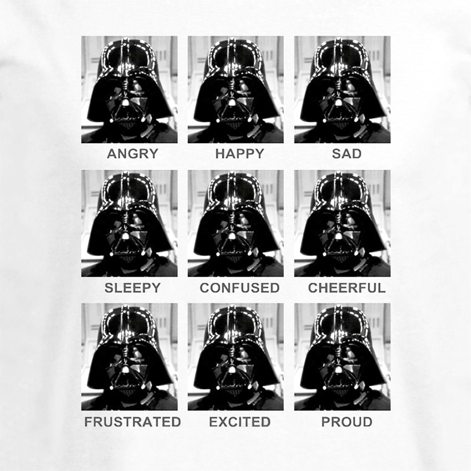 Produktbild Star Wars - Darth Vader Multiface T-Shirt weiß