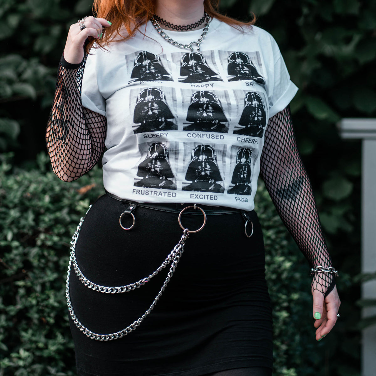 Produktbild Star Wars - Darth Vader Multiface T-Shirt weiß