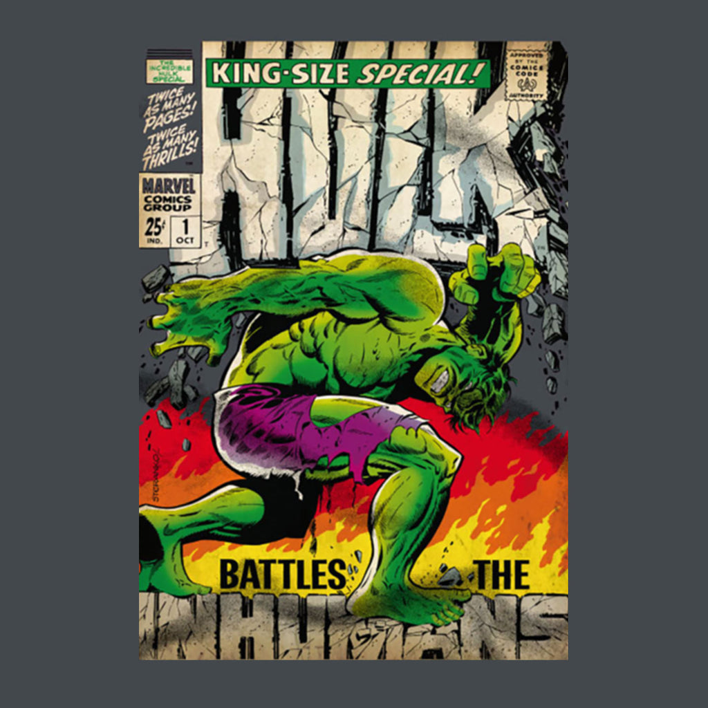 Produktbild Hulk - Marvel Poster T-Shirt grau