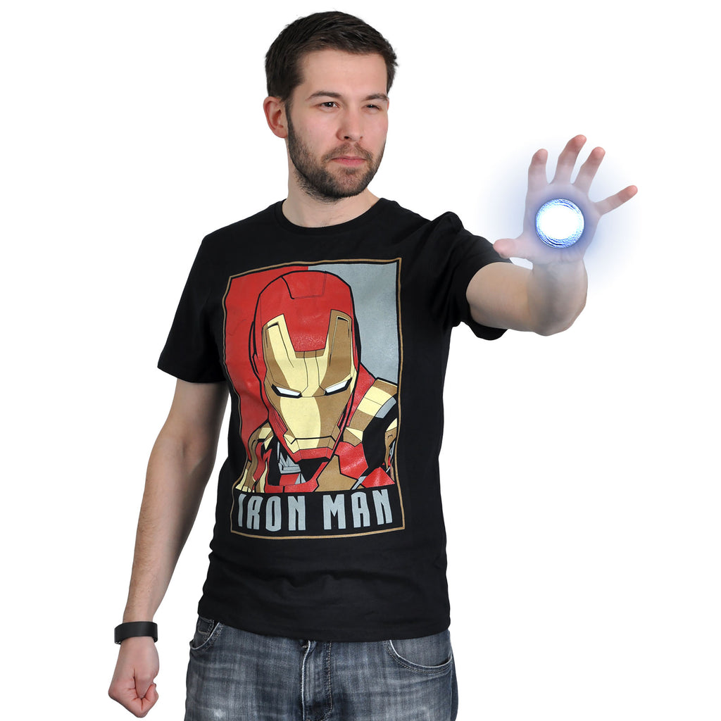 Produktbild Iron Man - Poster T-Shirt schwarz
