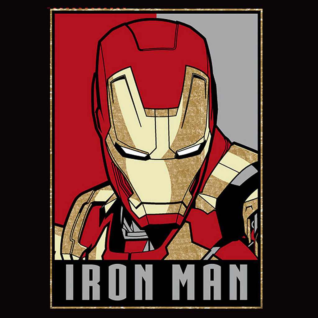 Produktbild Iron Man - Poster T-Shirt schwarz