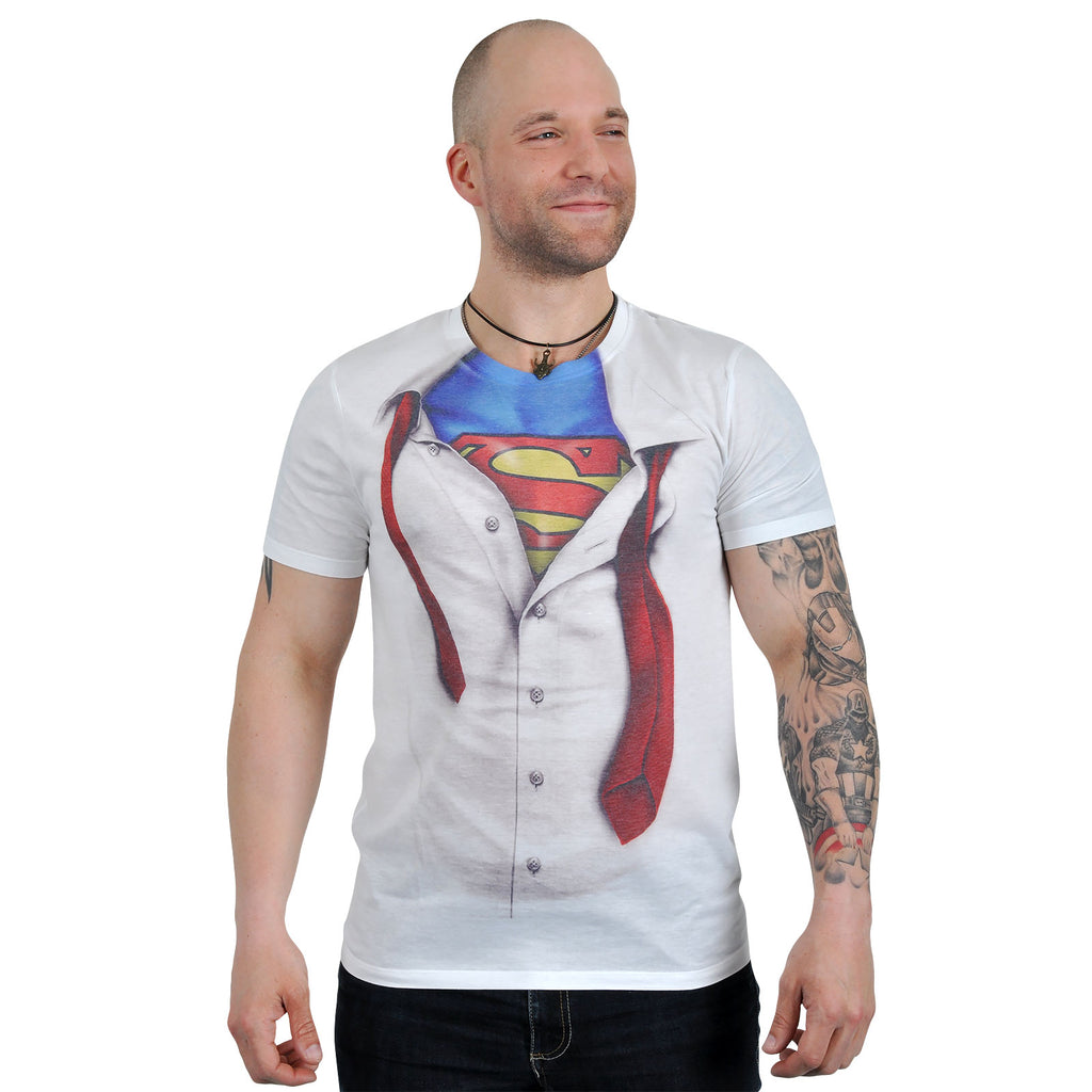 Produktbild Superman - Clark Kent T-Shirt weiß