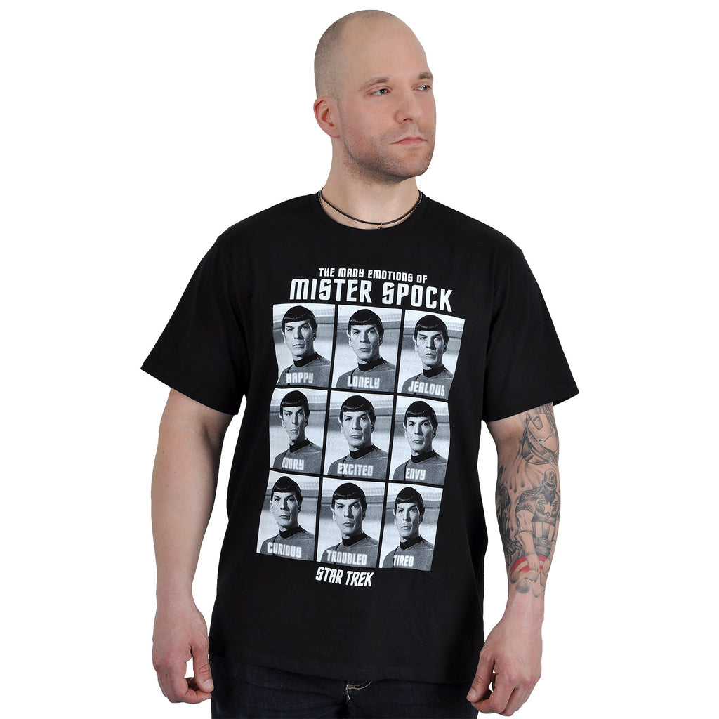 Produktbild Star Trek - Emotions of Mister Spock T-Shirt schwarz