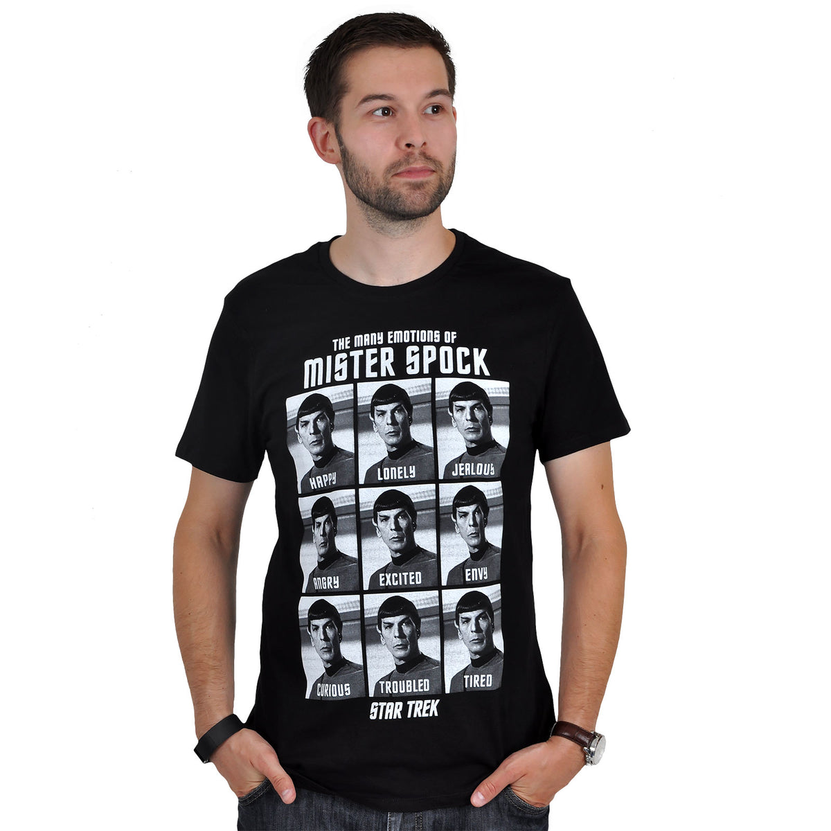 Produktbild Star Trek - Emotions of Mister Spock T-Shirt schwarz