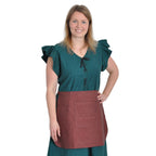 Produktbild Mittelalter Kleid Agga Kurzarm mit Schürze grün