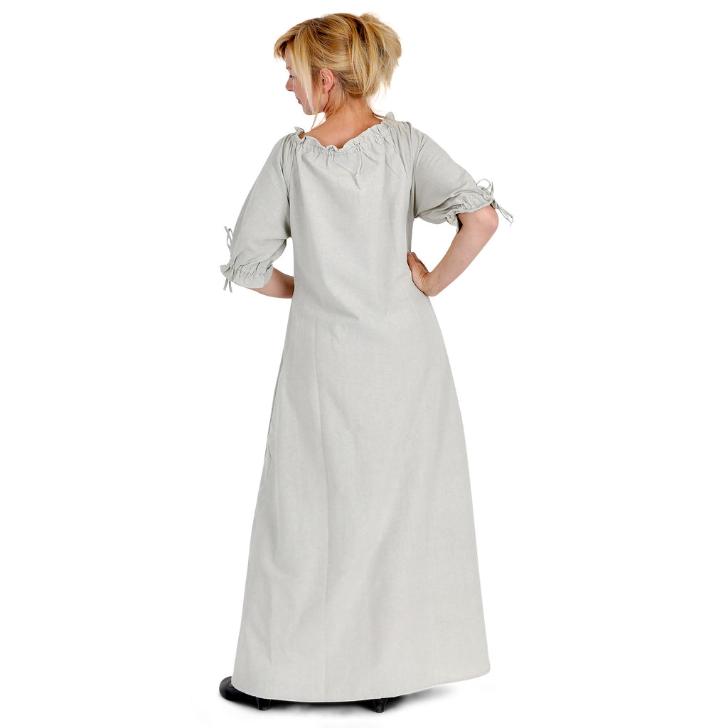 Produktbild Mittelalter Kleid Kurzarm natur