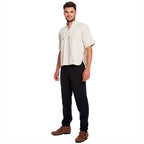 Produktbild Mittelalter Hemd Erik Kurzarm beige