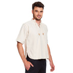 Produktbild Mittelalter Hemd Erik Kurzarm beige