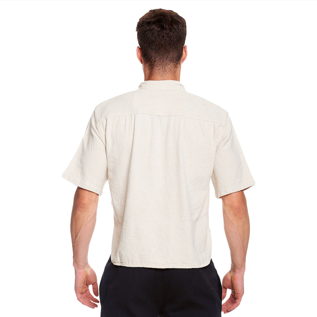 Produktbild Mittelalter Hemd Erik Kurzarm beige