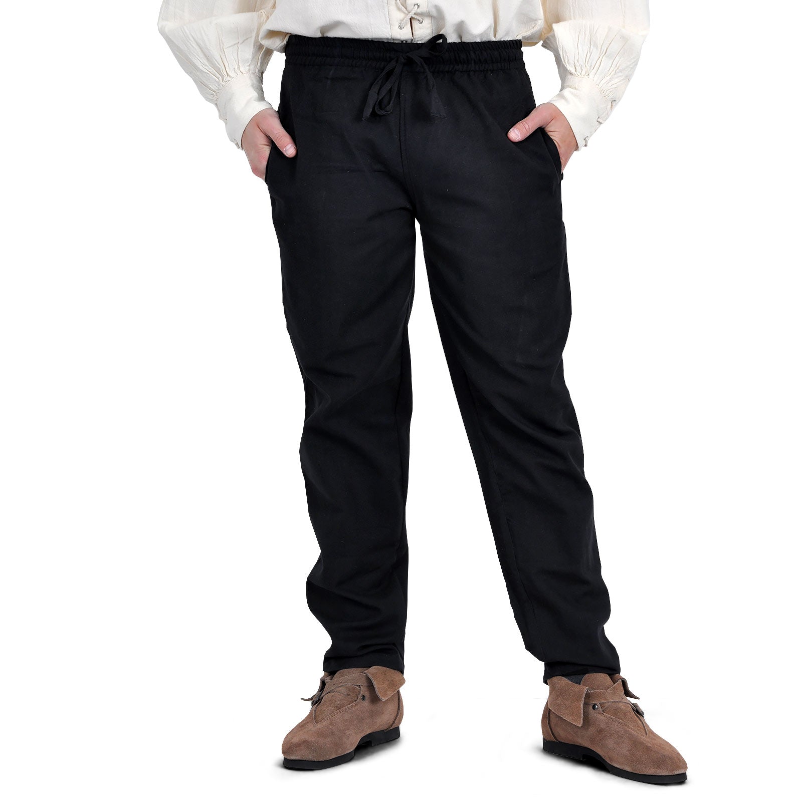 Produktbild Mittelalter Hose mit Gummizugbund schwarz