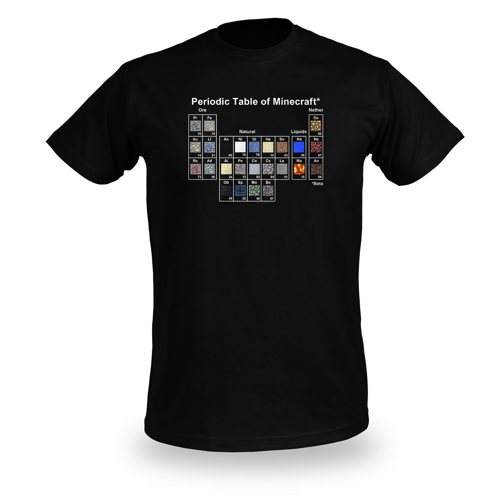 Produktbild Minecraft - Periodensystem Kinder T-Shirt