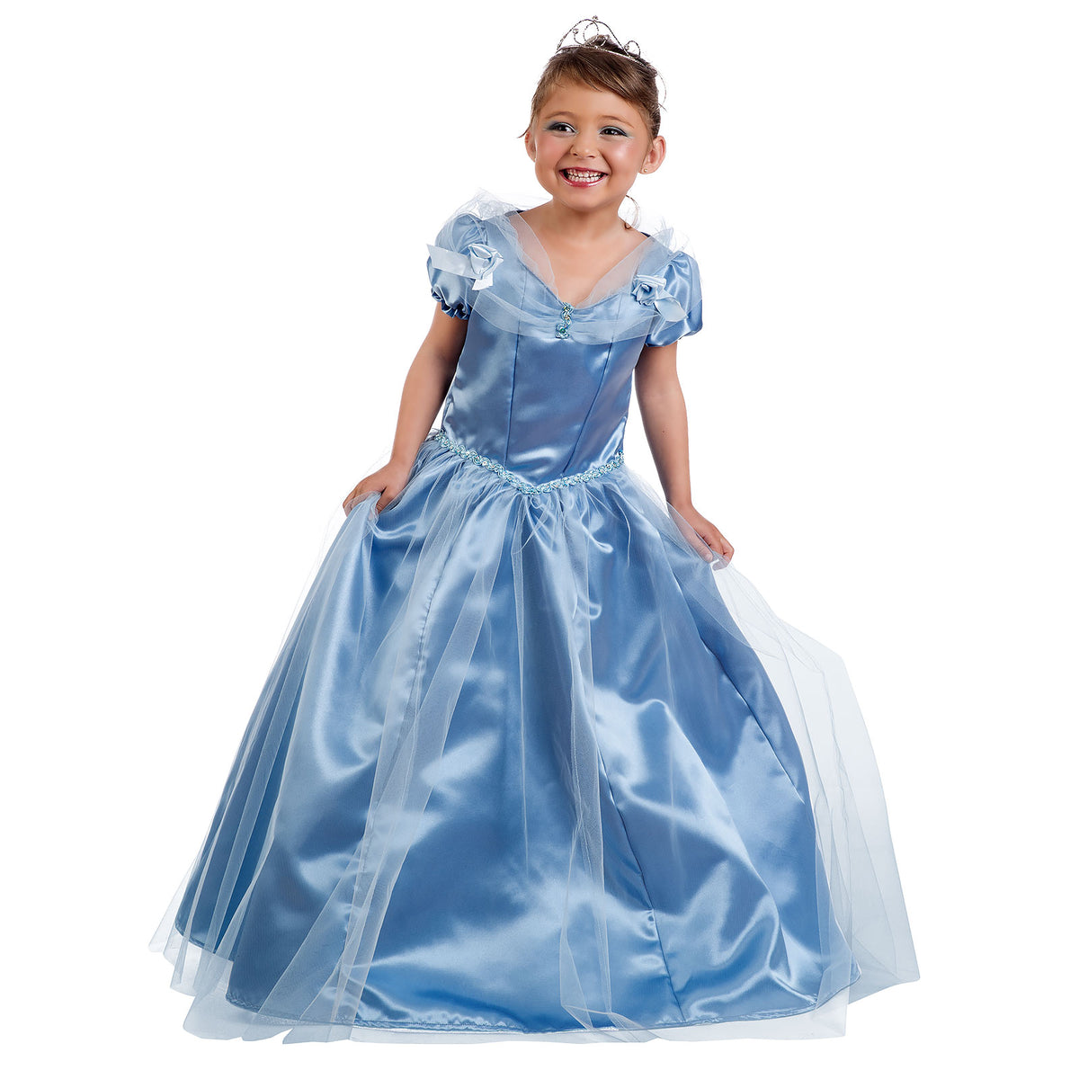 Produktbild Cinderella Prinzessin Kleid blau - Kostüm Kinder