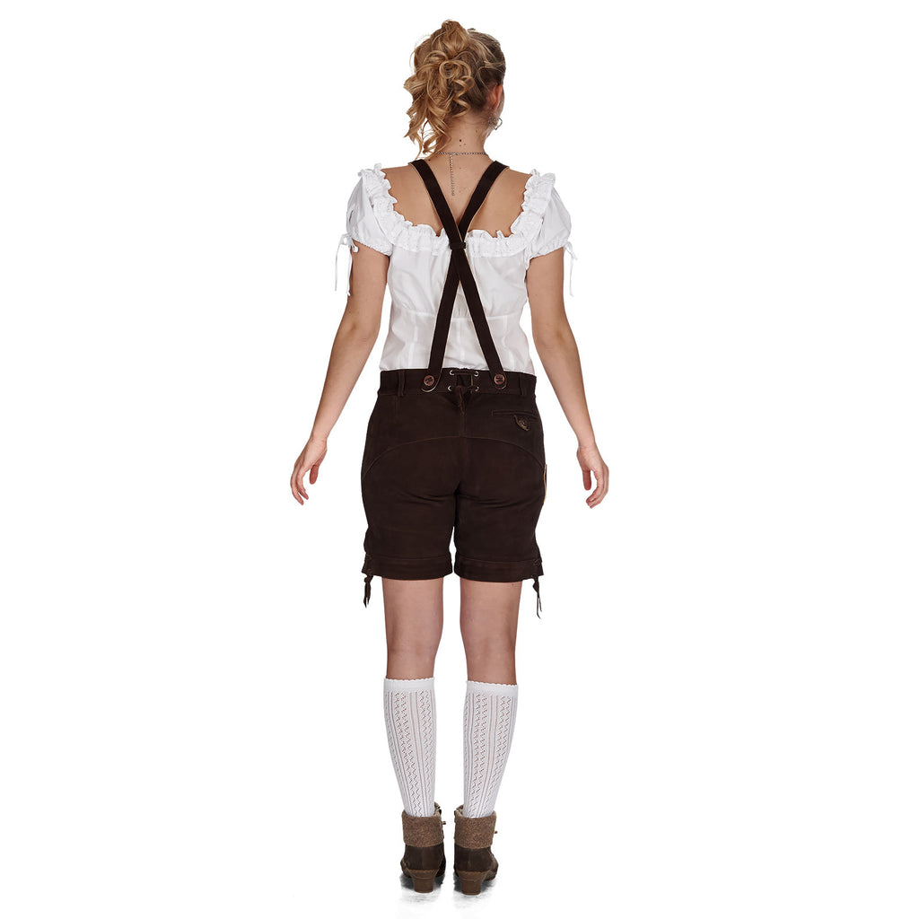Produktbild Trachten Lederhose Sonja mit Stickerei - Damen