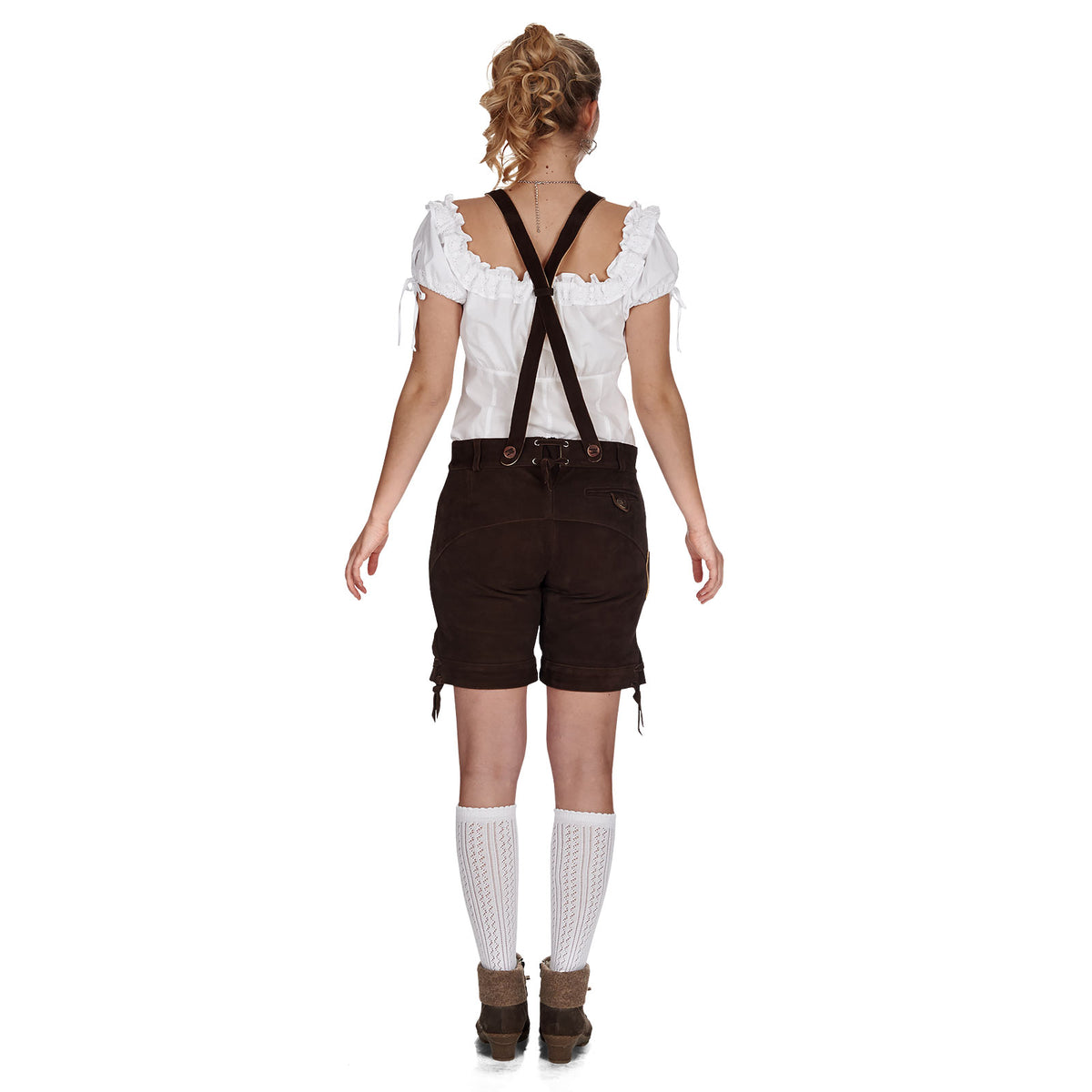 Produktbild Trachten Lederhose Sonja mit Stickerei - Damen